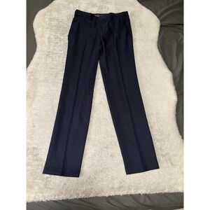 Haggar‎ H26 Men's 30x32 Flex Series Ultra Slim Suit Pants Midnight Blue Stretch